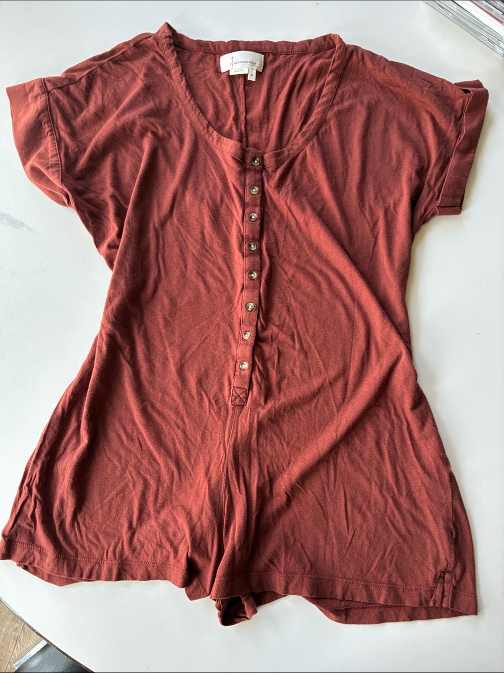 Anthropologie Romper - burnt orange - XS